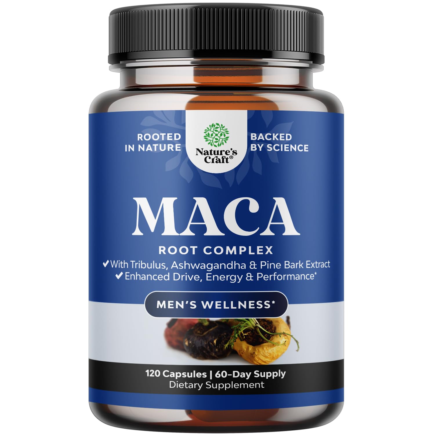 Potent Black Maca Root Capsules hero image
