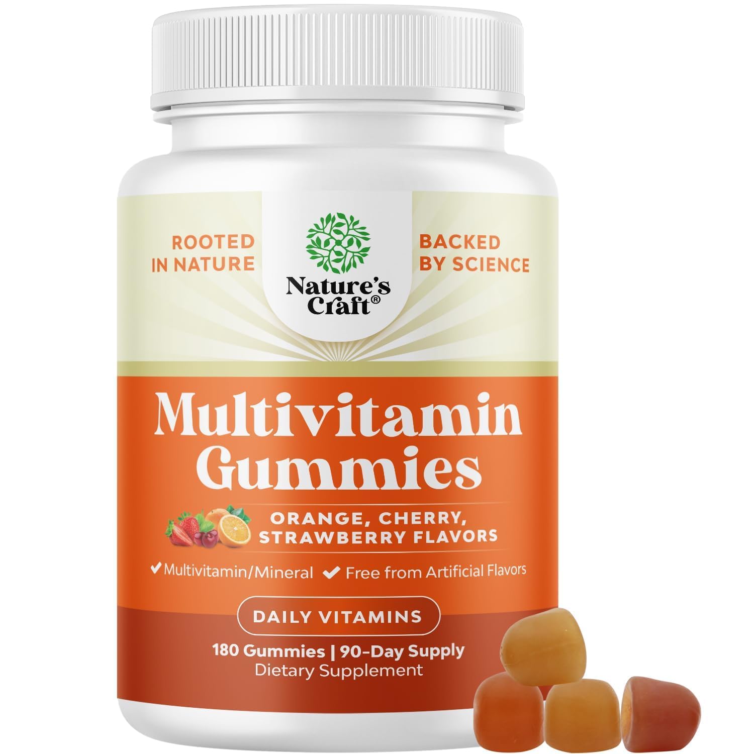 Potent Daily Multivitamin Gummies bottle label