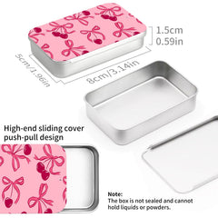 Durable tinplate exterior protecting floss picks during travel