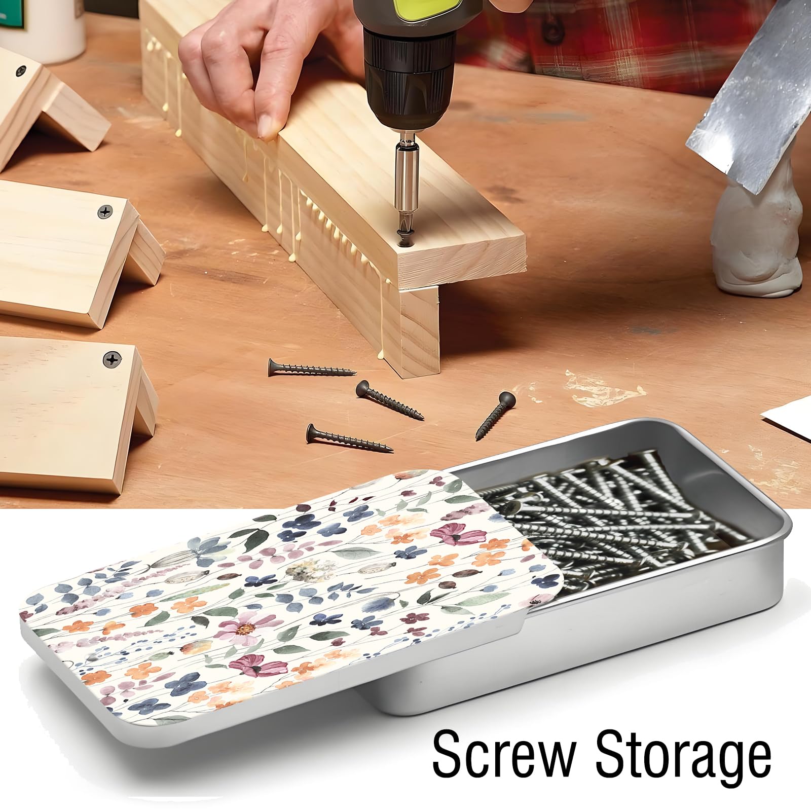 Assorted colors and patterns available for POTYHDC floss case