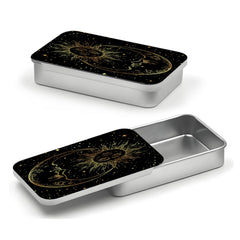 POTYHDC portable dental floss case with tinplate construction
