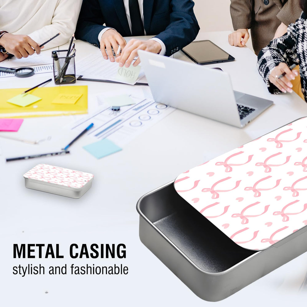 Compact travel floss case in purse with floss picks inside