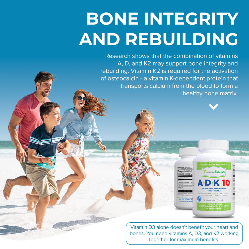 USA-made Power By Naturals ADK 10 bottle