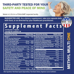 CoQ10 and zinc in Power By Naturals Methyl Multi One