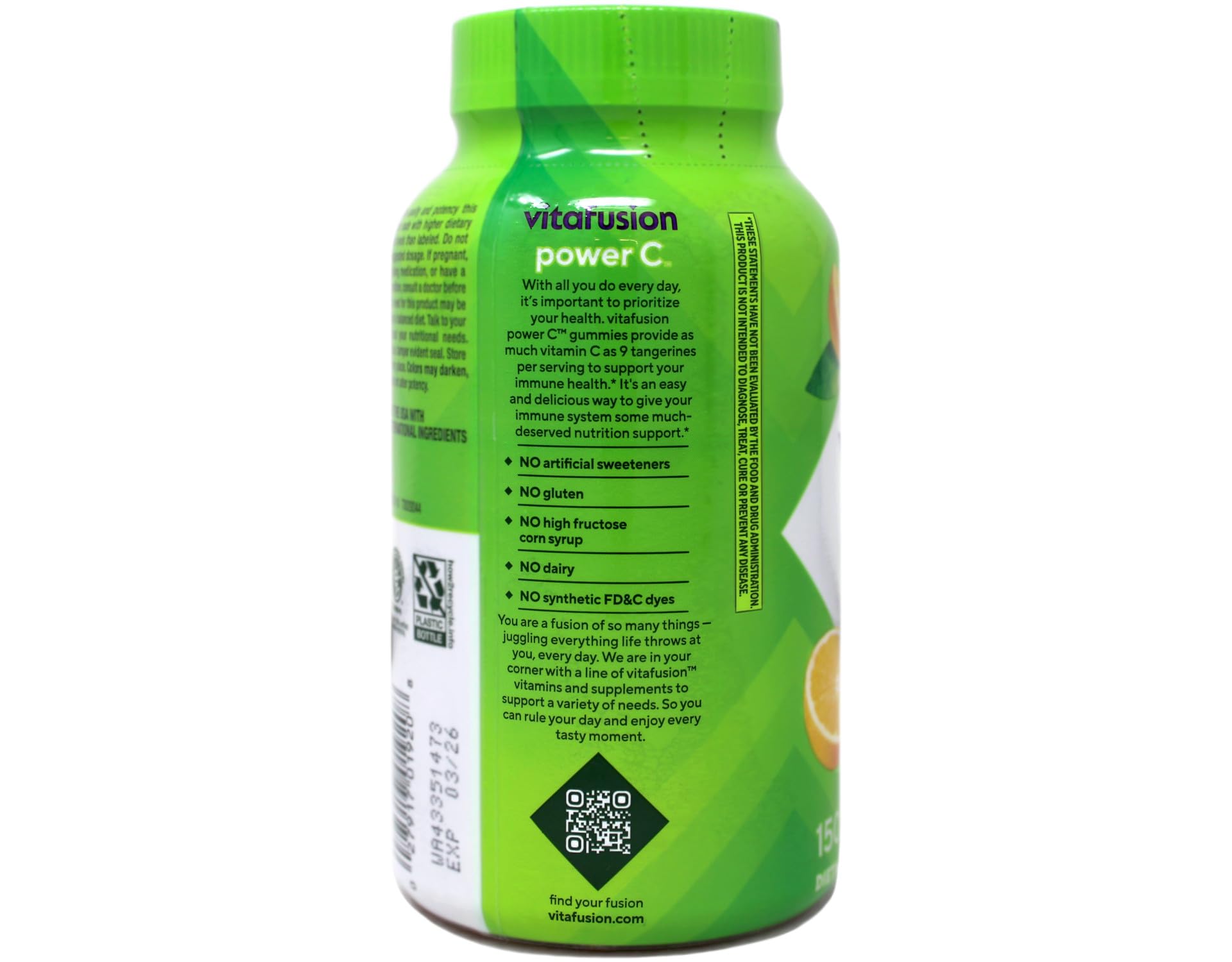 Serving suggestion: gummies in a small dish