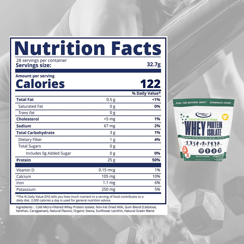POWER PLAY FUEL Post-workout serving poured into shaker illustrates convenient recovery fuel.