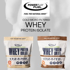 POWER PLAY FUEL scoop measures 25g protein per serving for accurate macros.