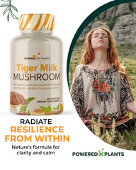 POWERED X PLANTS Tiger Milk Mushroom bottle product shot