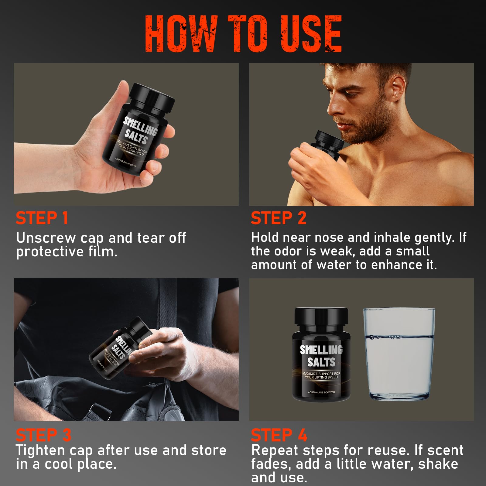 Hockey player preparing for game with salts