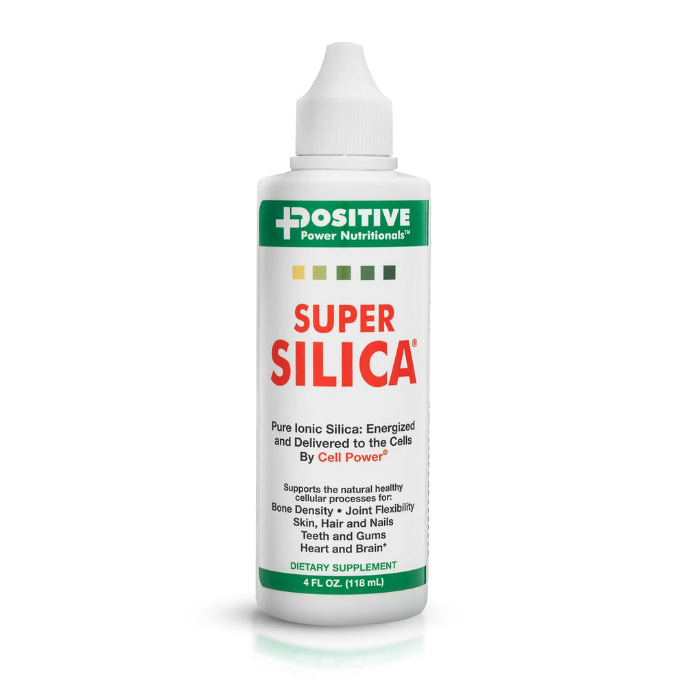 Positive Power Nutritionals Super Silica 4oz bottle with dropper