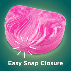 Practicon Marble Retainer Case pink color