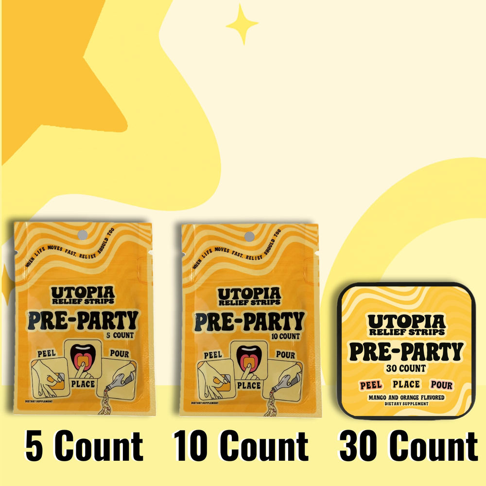 Immunity and digestion support from Pre Party Strips