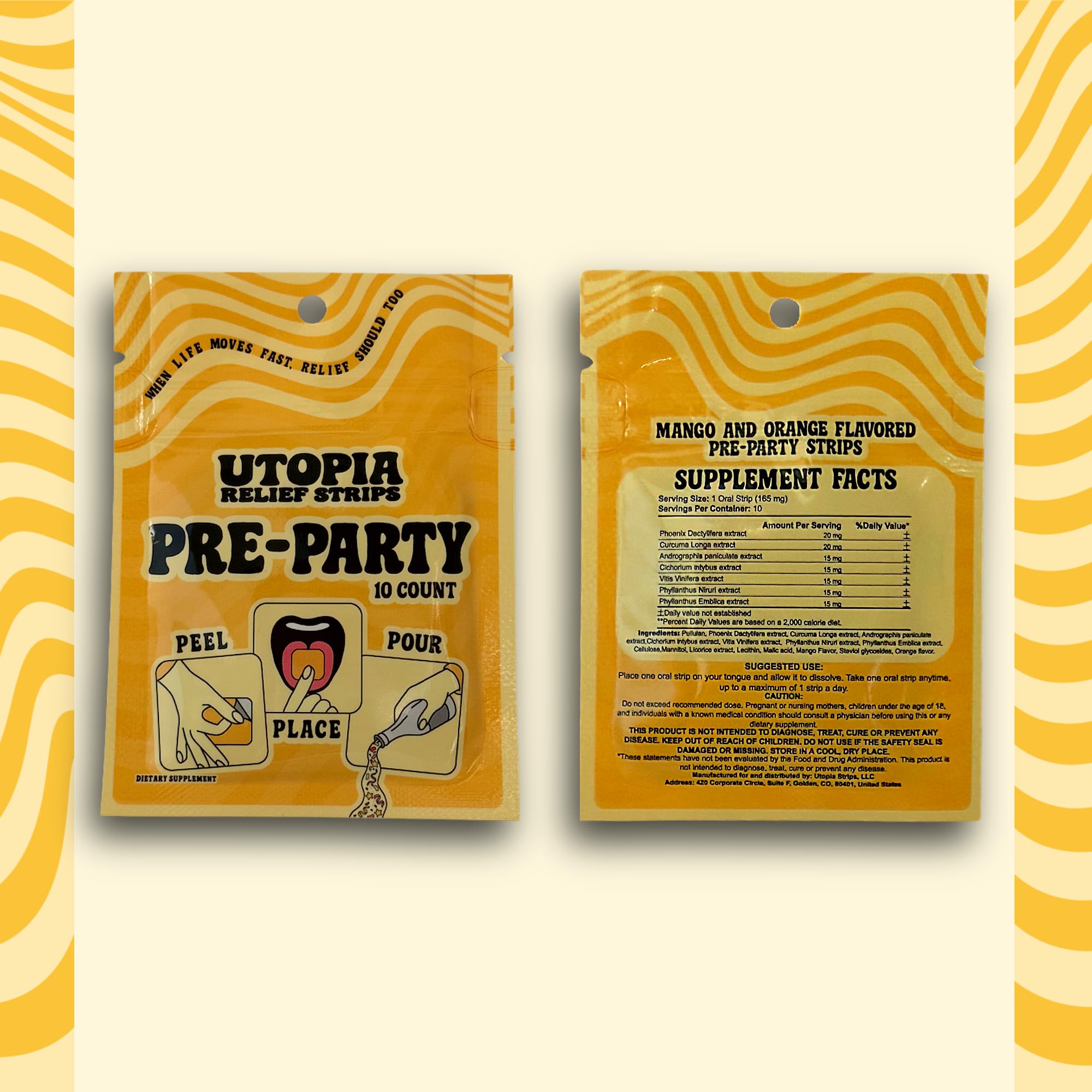 Pre Party Strips for parties and events