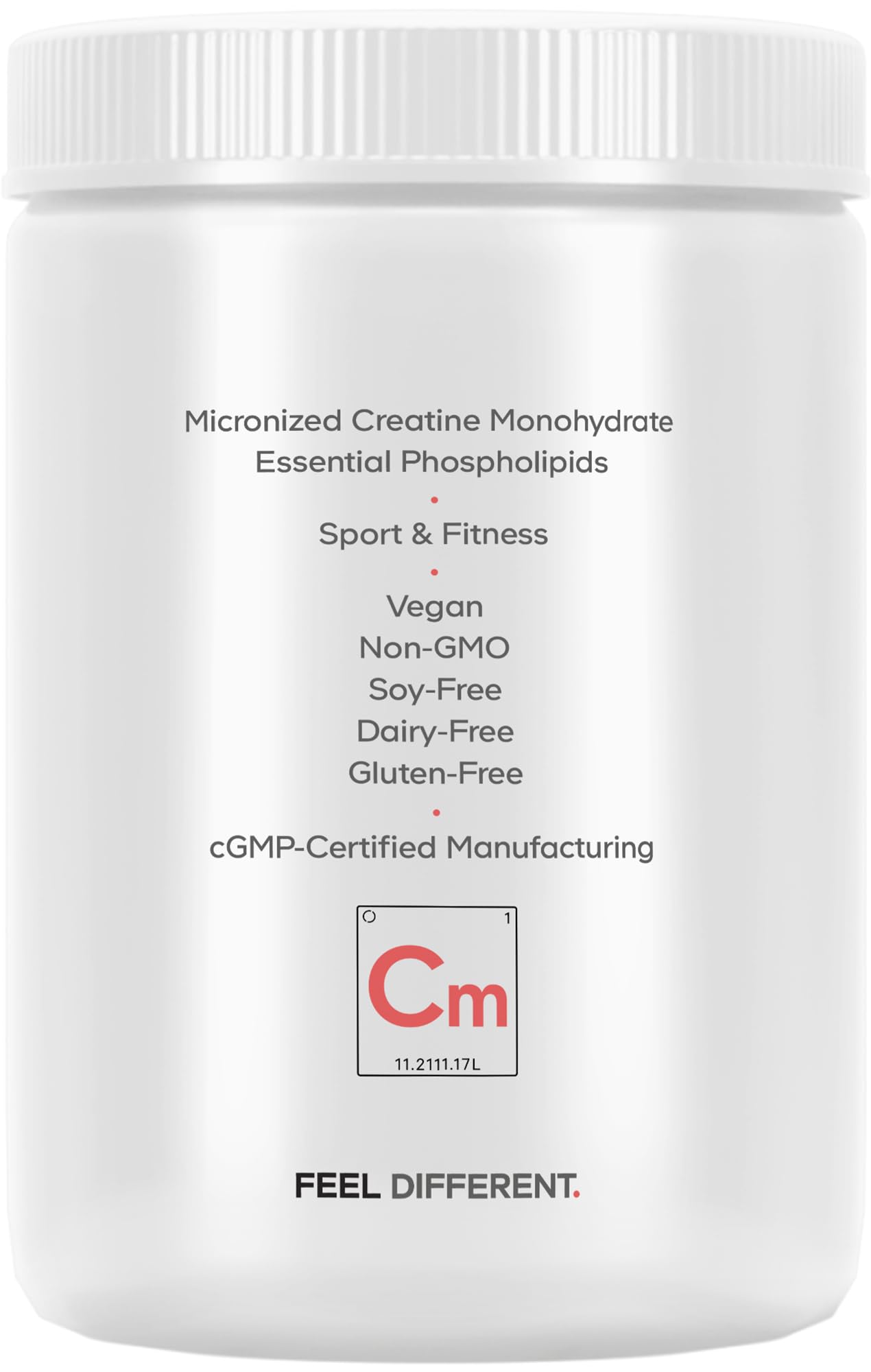 Serving scoop adding creatine powder to a drink for workout