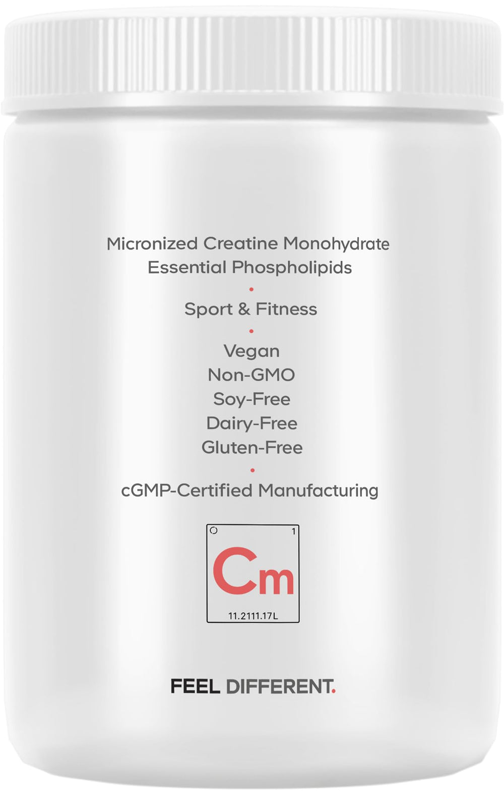 Serving scoop adding creatine powder to a drink for workout