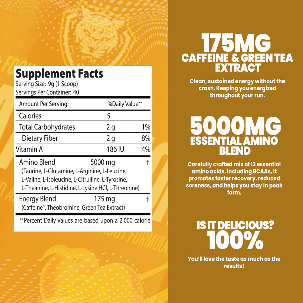 Cardio pre-workout energy for runners in action