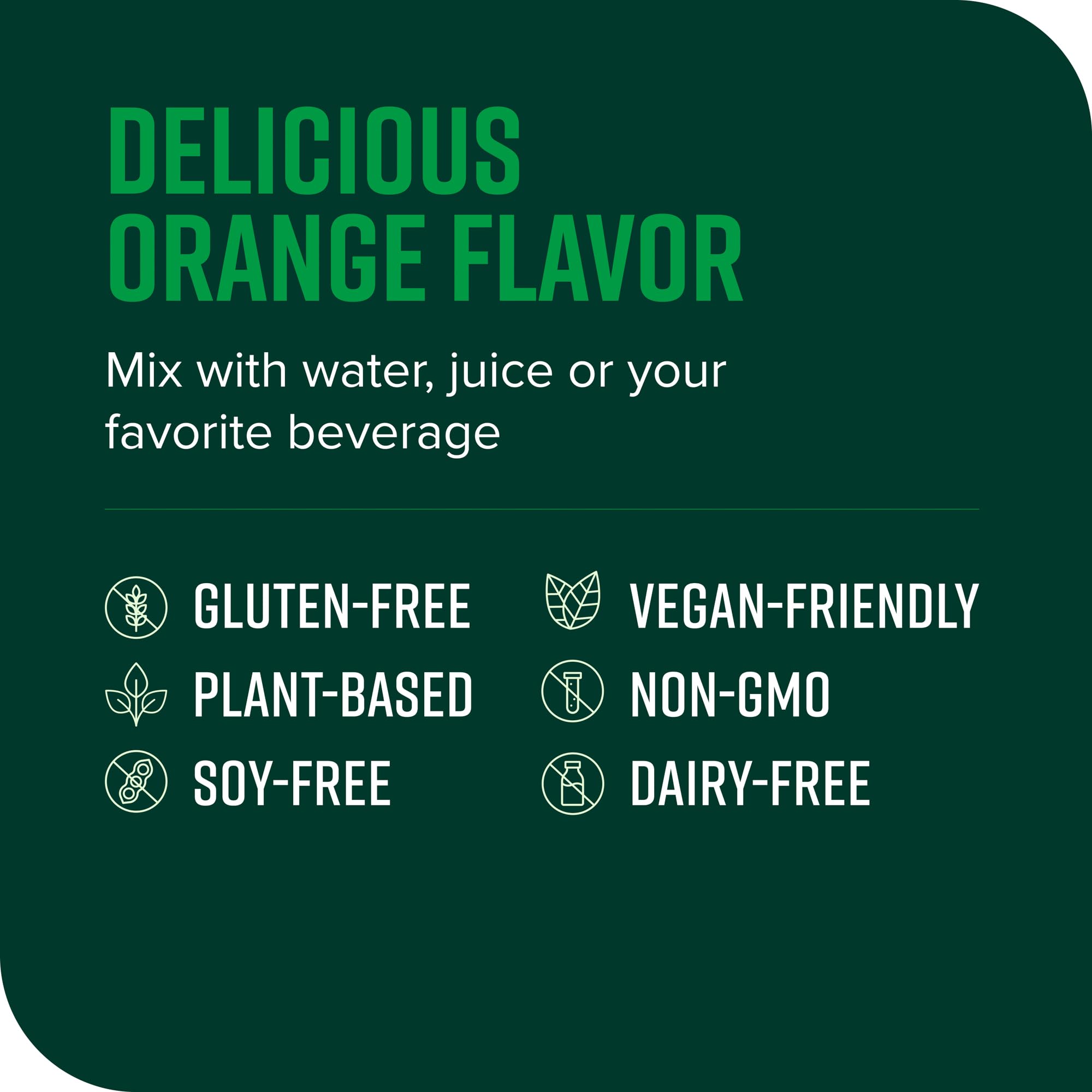 Ingredients and botanicals visual showing prebiotics and fibers