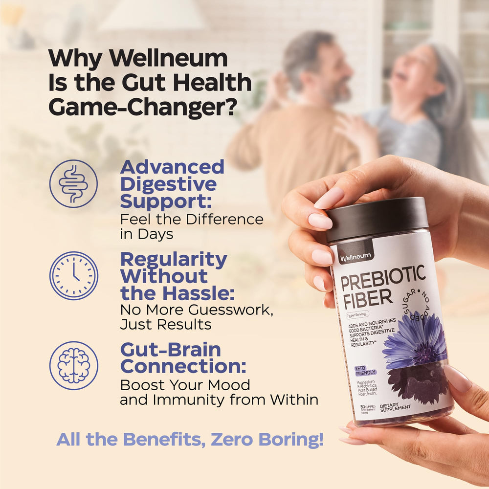 Gummies ingredients: beet FOS fiber, inulin, magnesium and probiotic