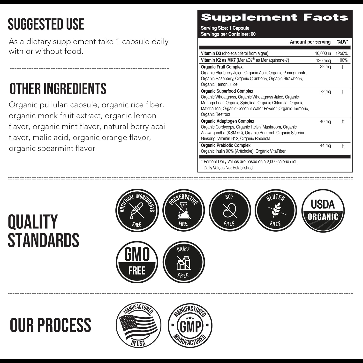 Prebiotic and superfood complex blend image