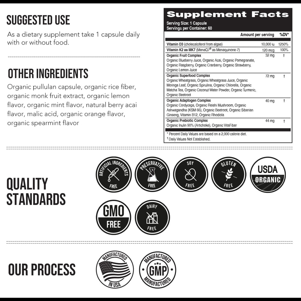 Prebiotic and superfood complex blend image