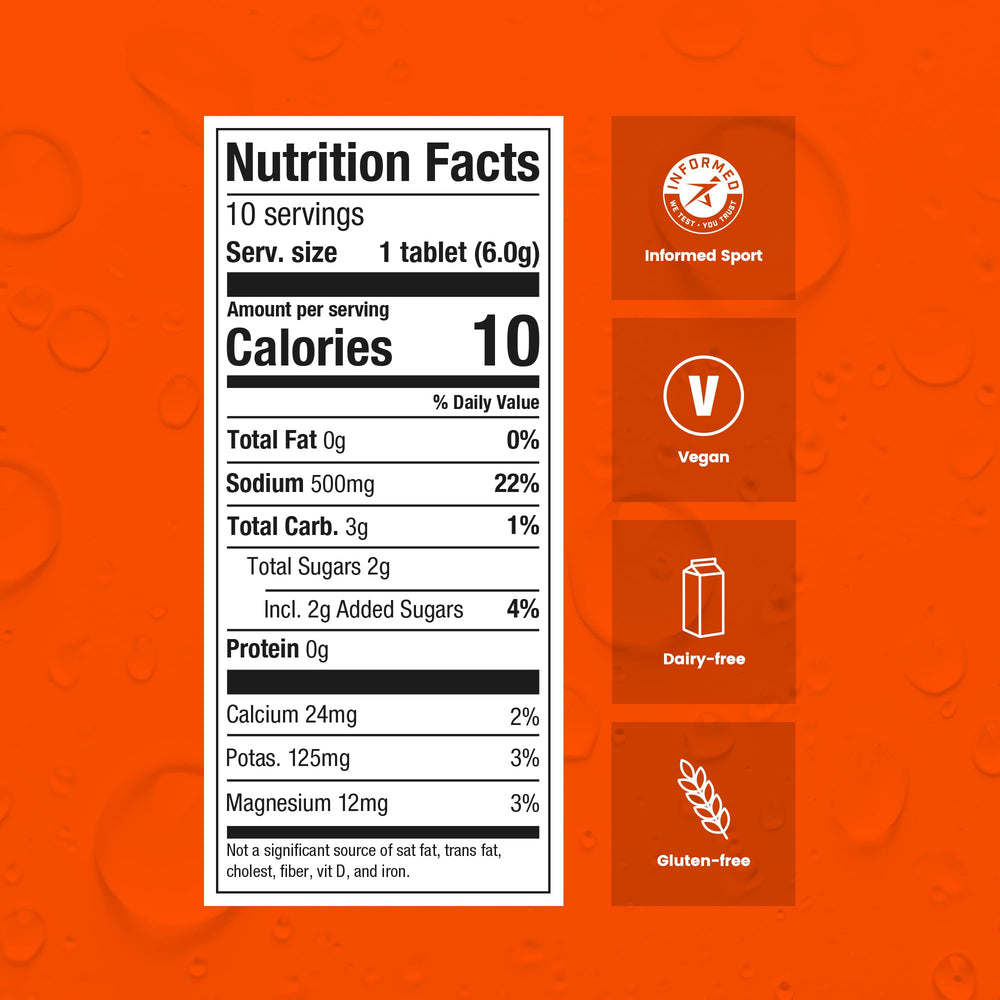Orange tube label highlighting 1000 mg/L strength