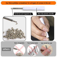 Precision tweezers for micro screws