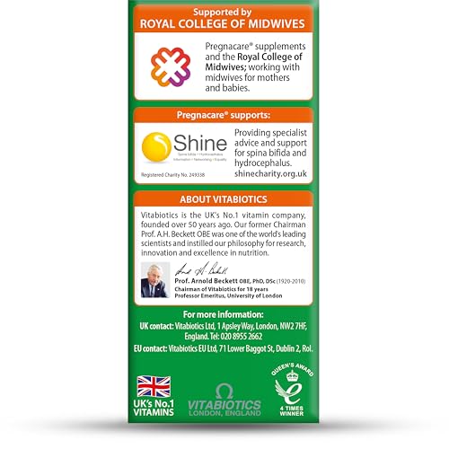 Pregnacare Original 90 tablets inside bottle concept