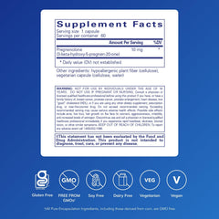 Pregnenolone 10 mg daily use on plate