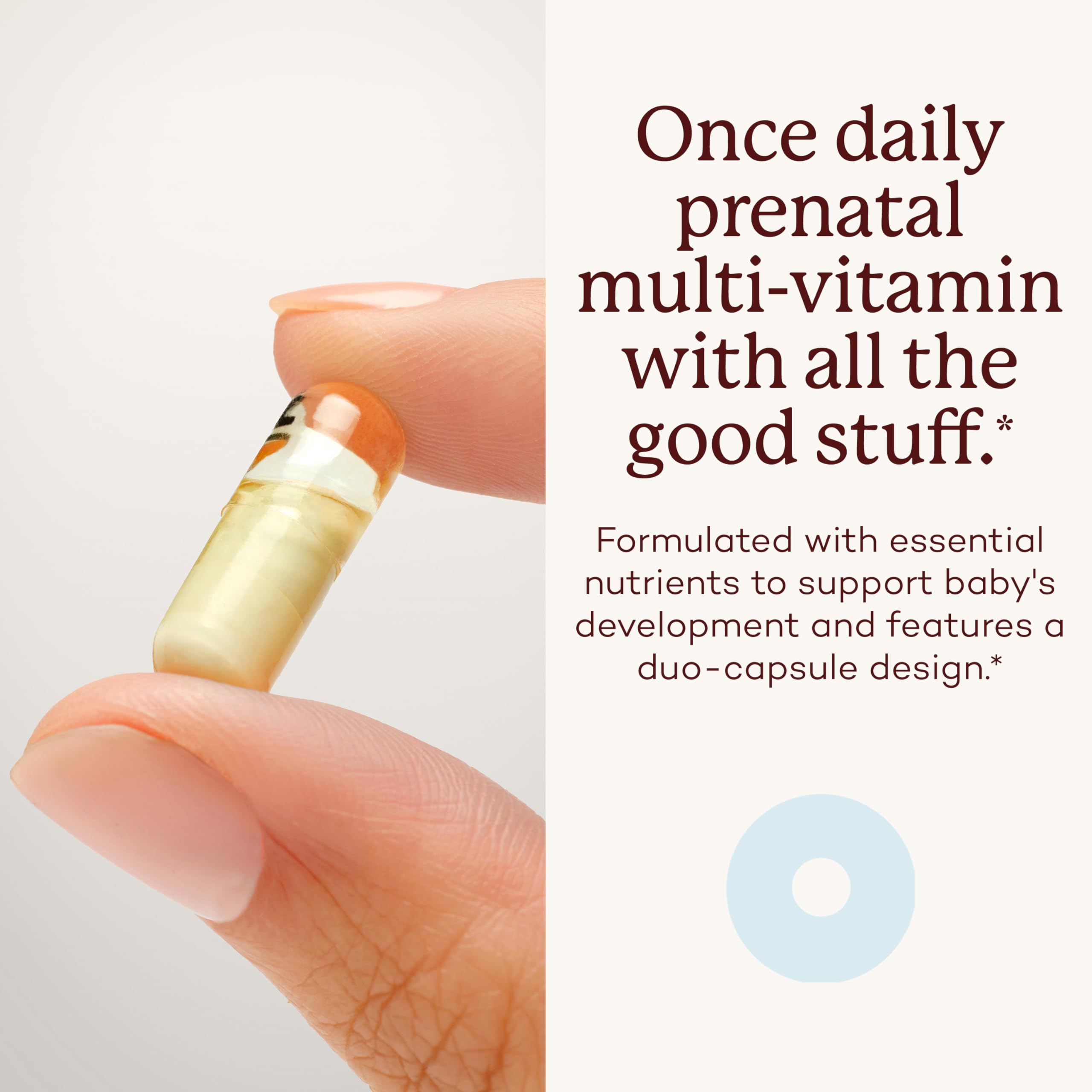 Capsule-within-a-capsule technology demonstrated in Premama prenatal vitamins