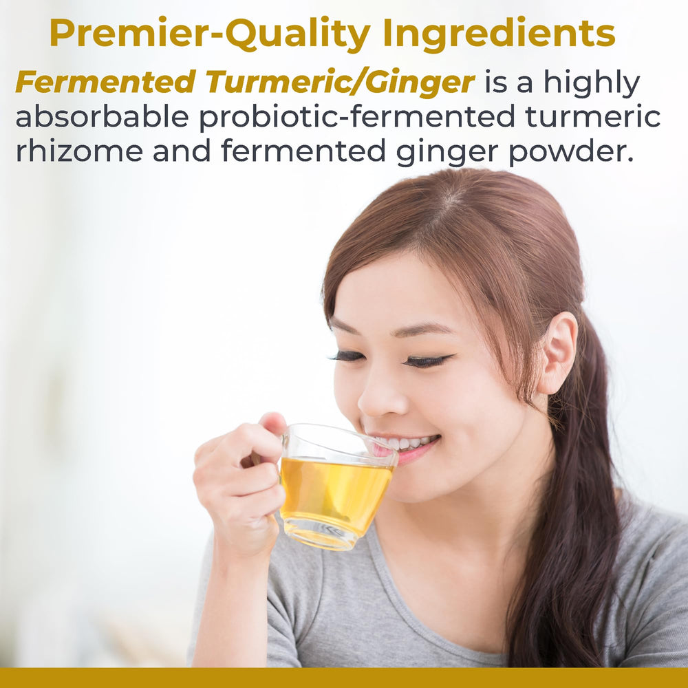 Premier Fermented Turmeric/Ginger Powder packaging