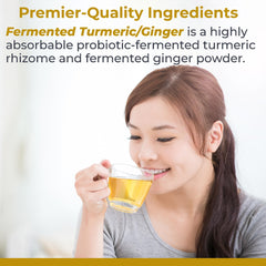 Premier Fermented Turmeric/Ginger Powder packaging