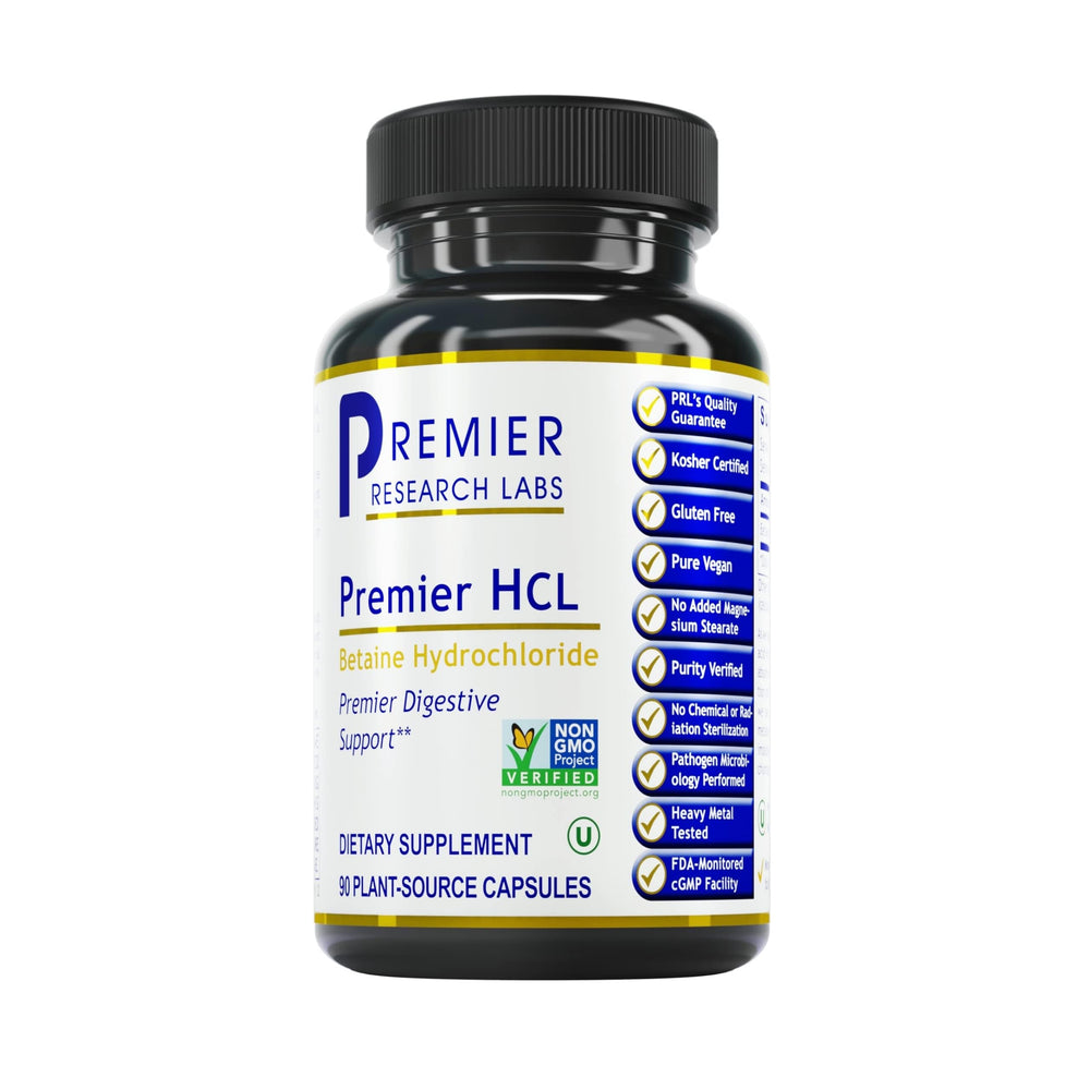 Premier HCL bottle front label
