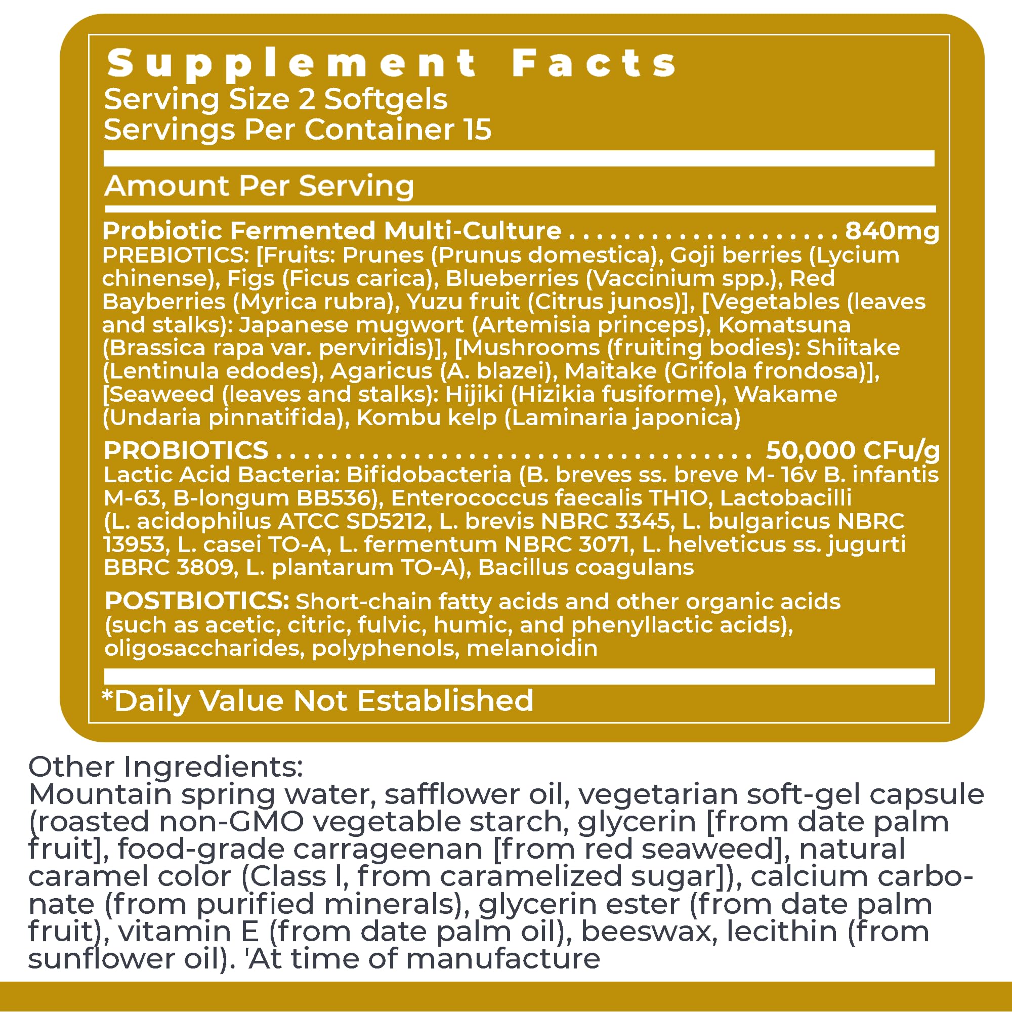 Premier Research Labs branding and sustainable sourcing on packaging