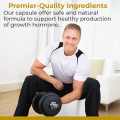 Amino acids included in Amino HGH: L-Arginine, L-Lysine, L-Ornithine and Alpha-Ketoglutarate