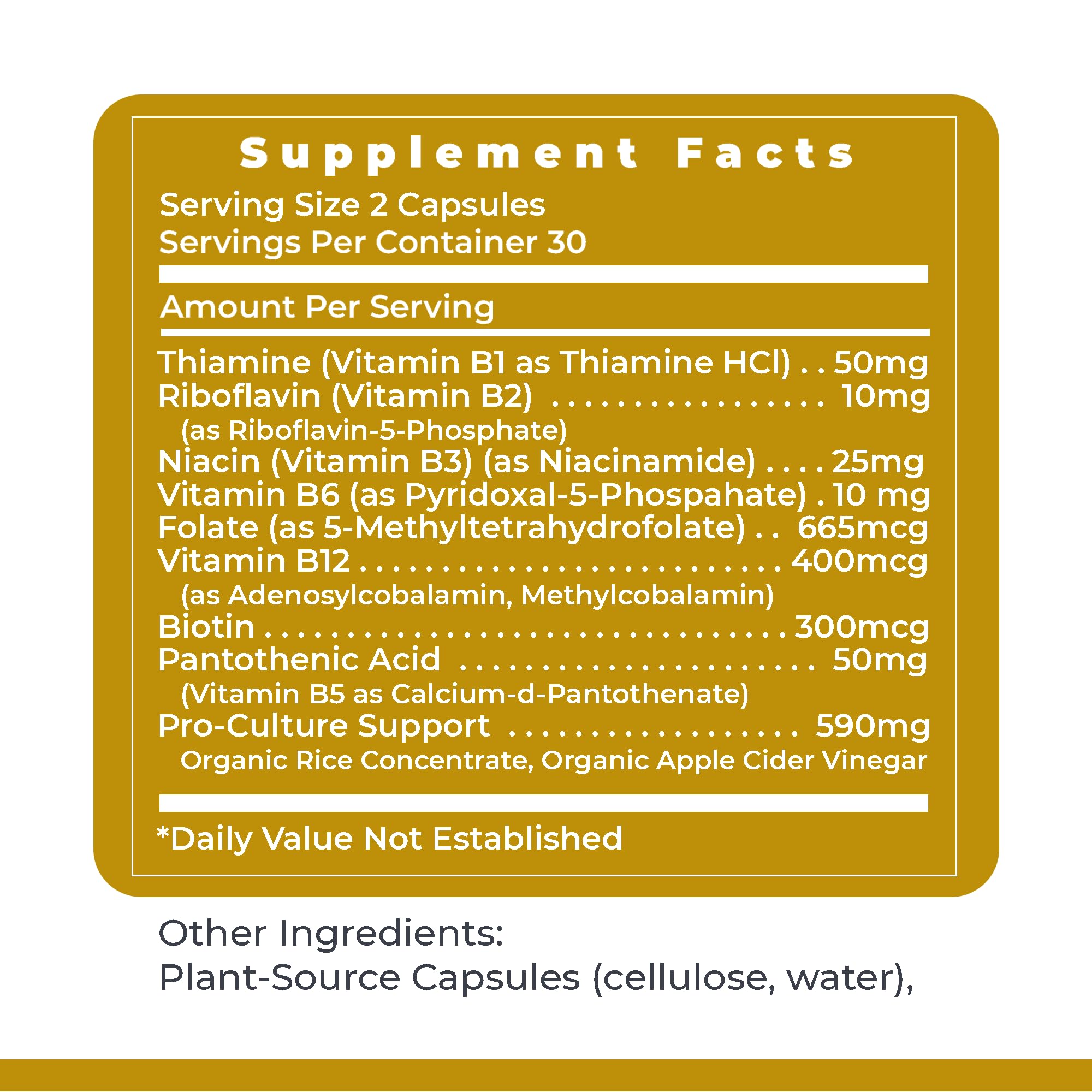 Packshot of Premier Research Labs Complete B Vitamin Complex