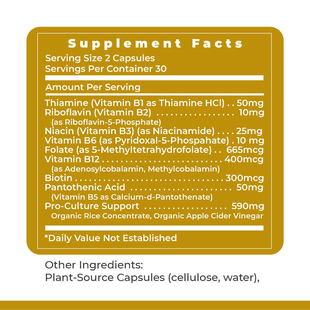 Packshot of Premier Research Labs Complete B Vitamin Complex