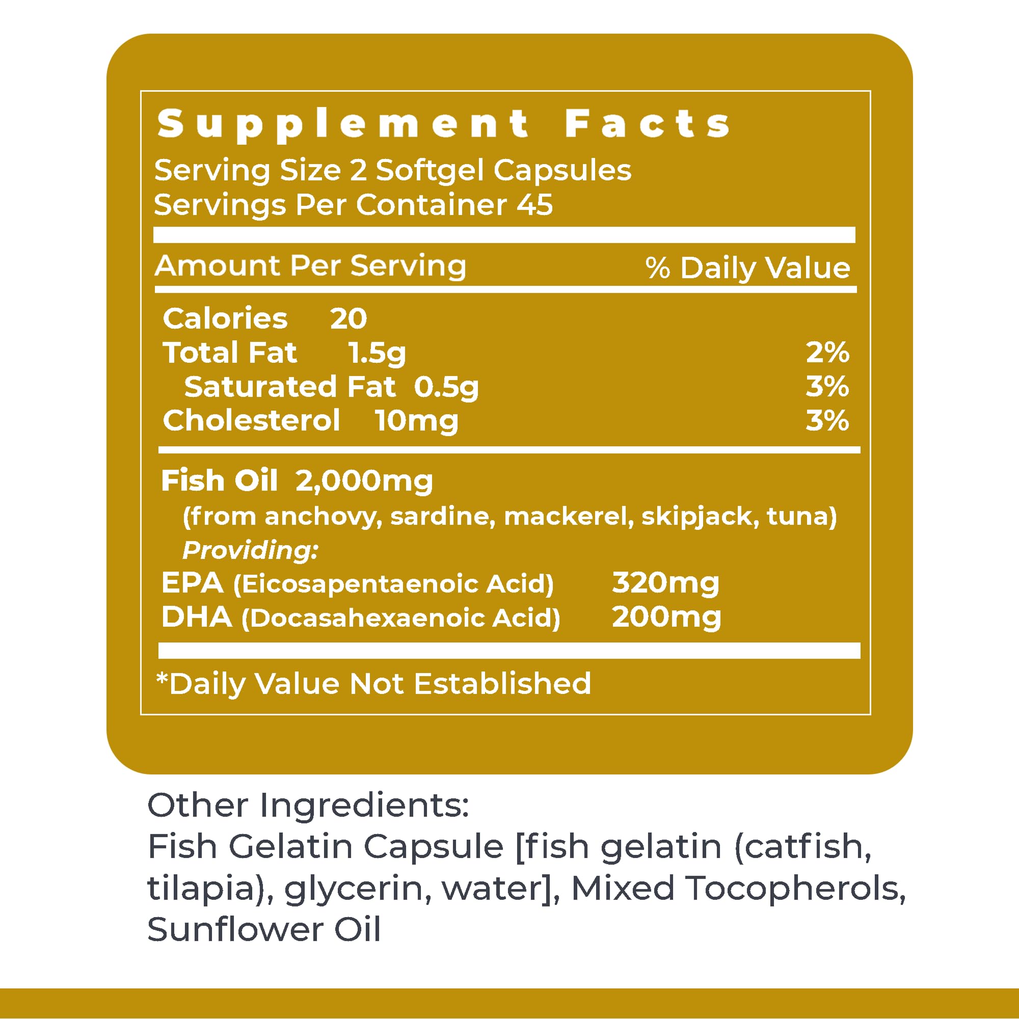 Premier Research Labs EPA DHA softgels close-up label highlighting cold-filtration purity.