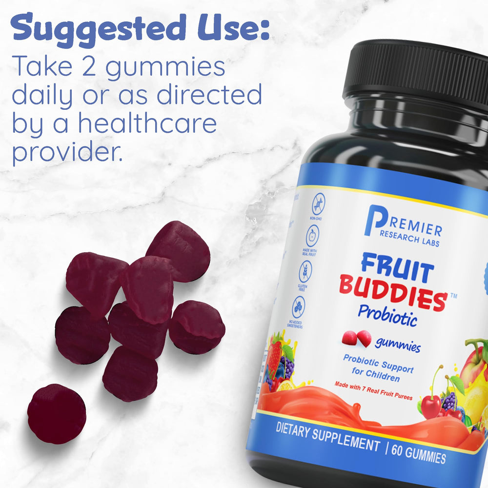 Immune support and seasonal health benefits imagery for FruitBuddies Gummies