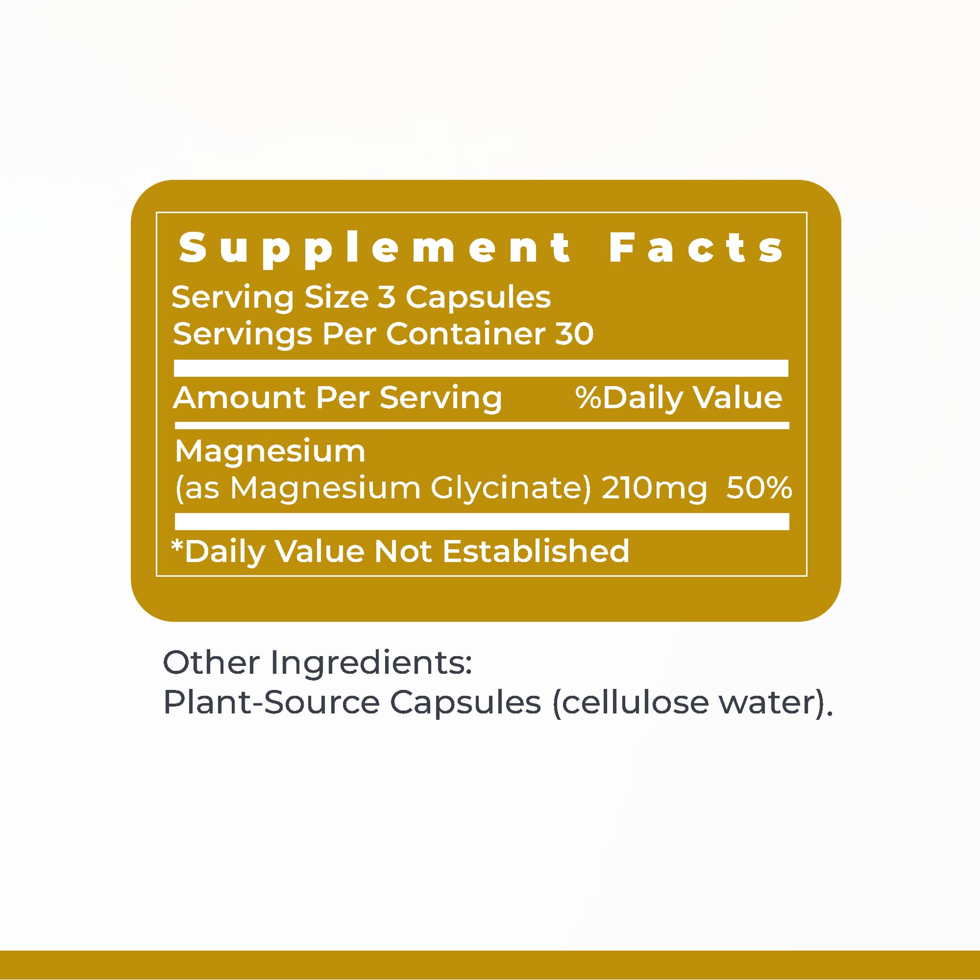Illustration showing bone and brain health support from magnesium glycinate