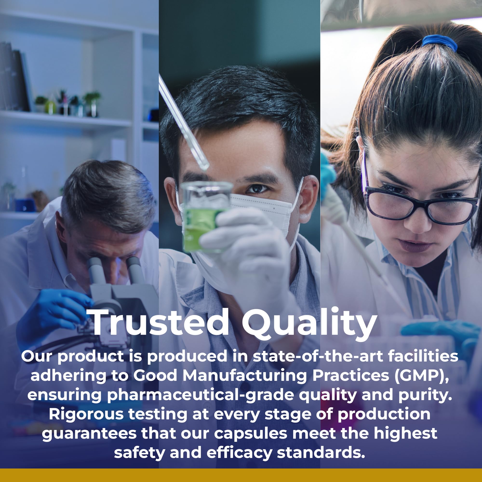 Premier Research Labs logo with product packaging