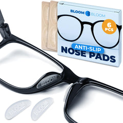 Clear ultra-thin teardrop nose pad with 3M adhesive