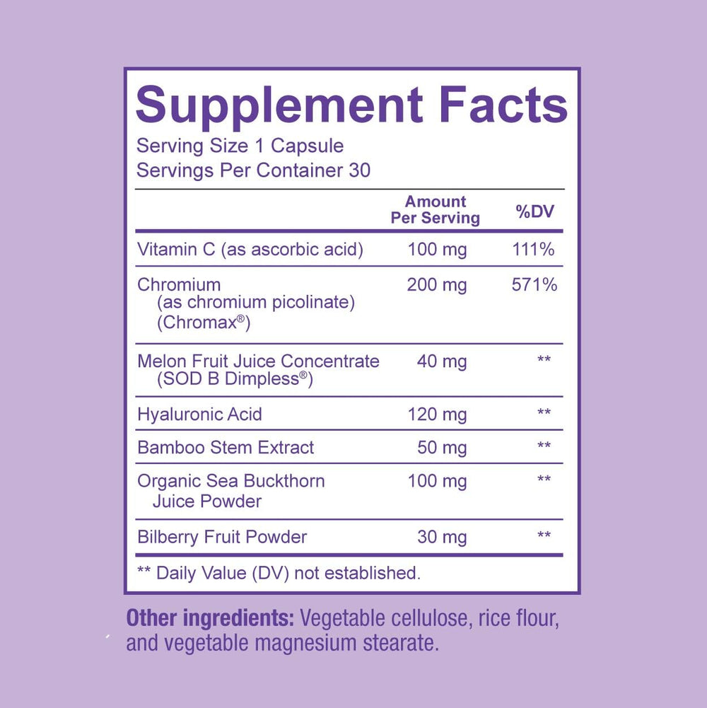 Illustration of SOD B Dimpless melon extract