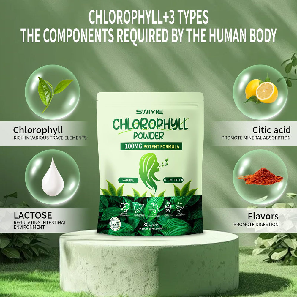 Premium chlorophyll source from plants