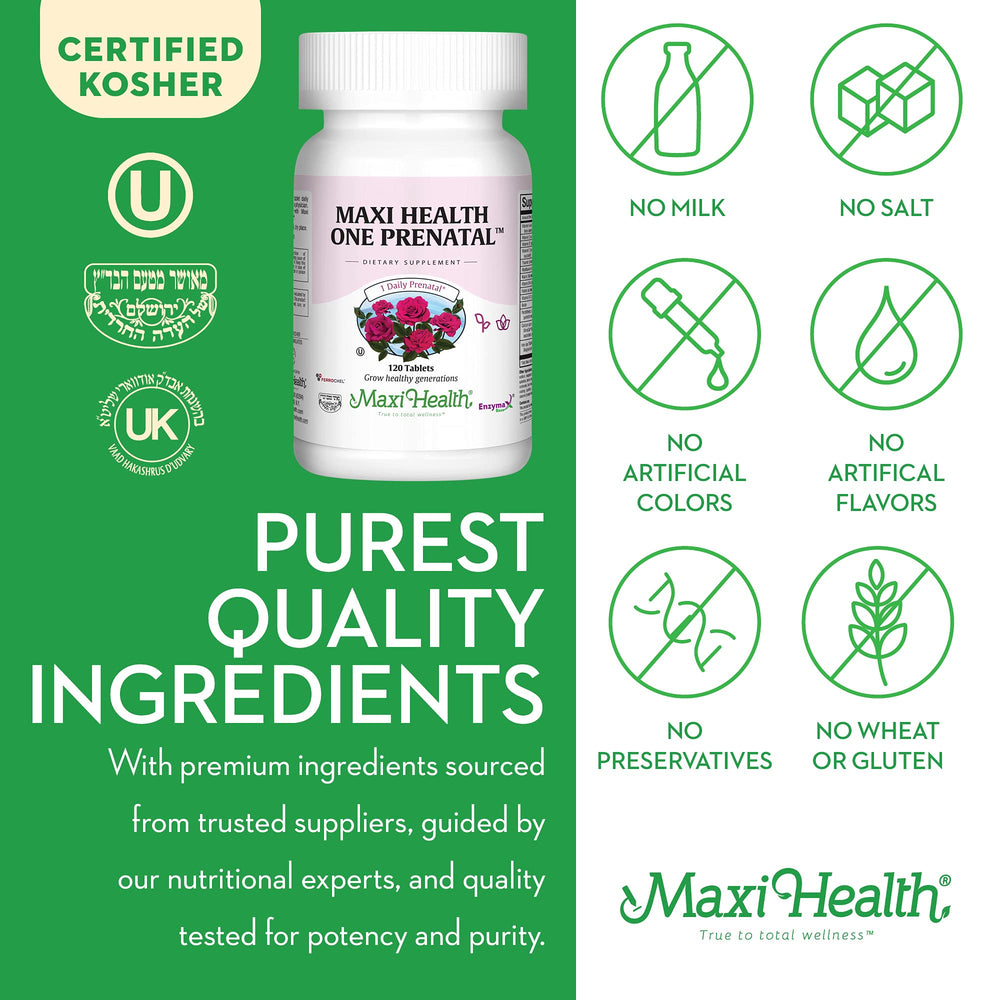 Premium quality prenatal vitamins with clean ingredients