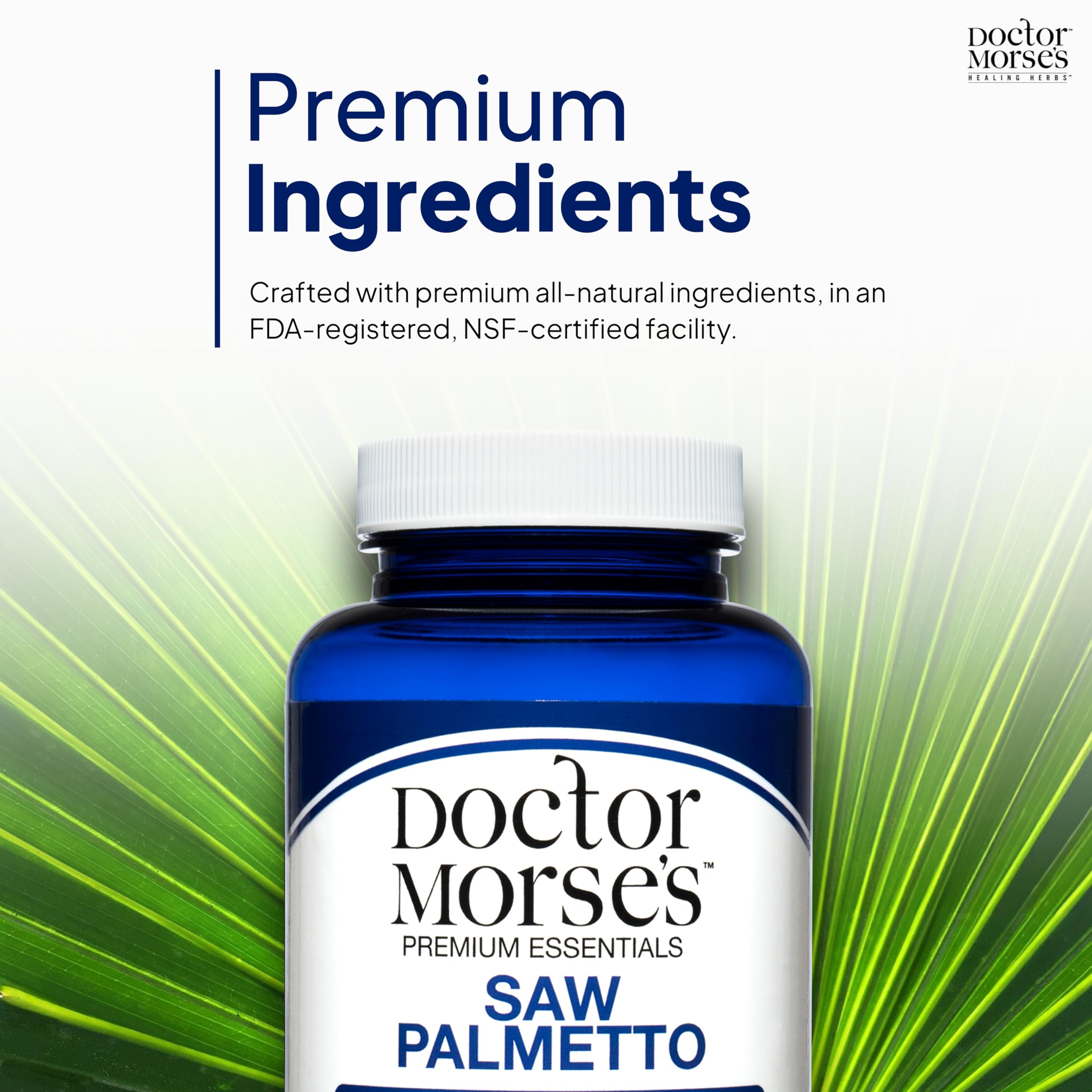 Premium Essentials USA-made, lab-tested supplement packaging.