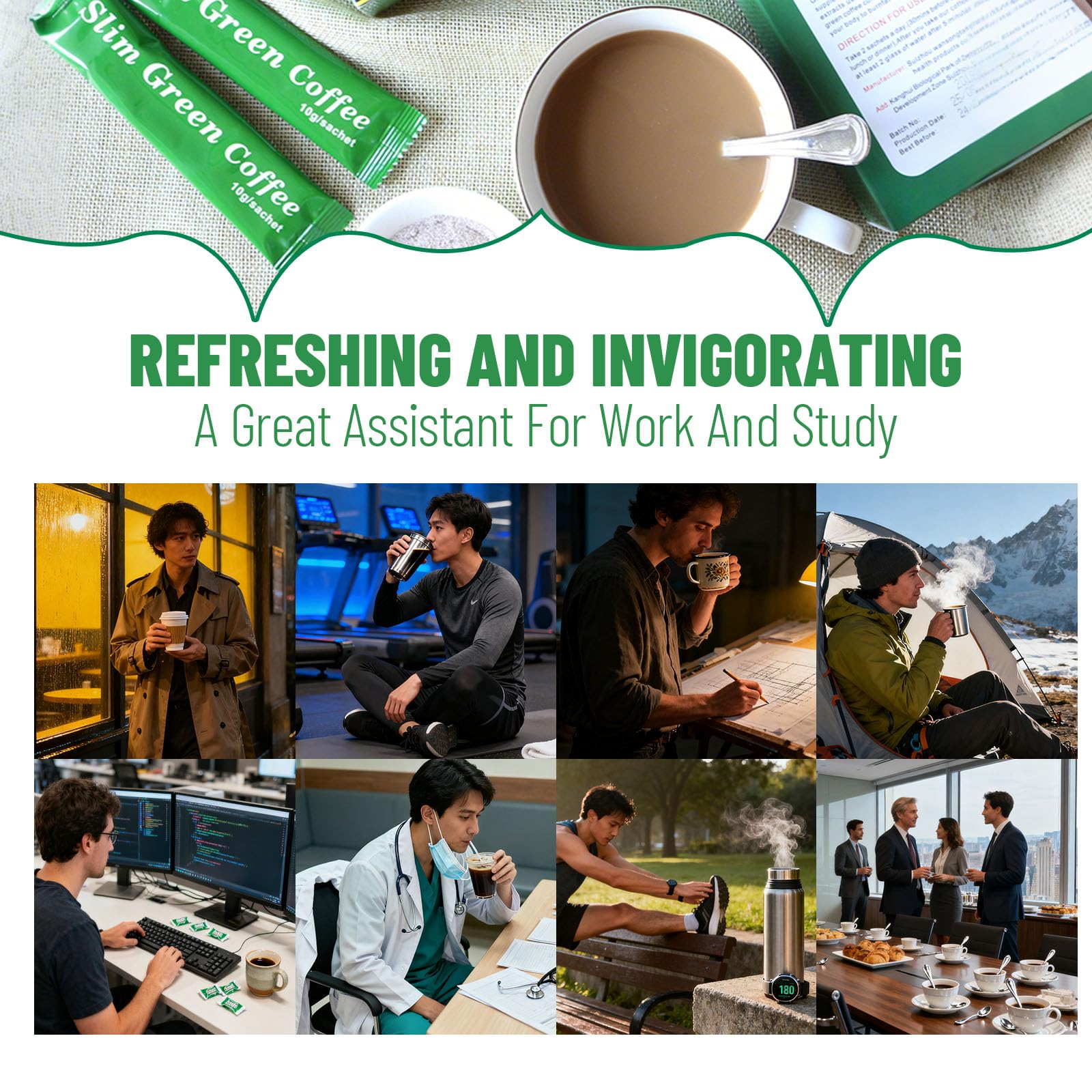 Prepared coffee in a cup with rich color