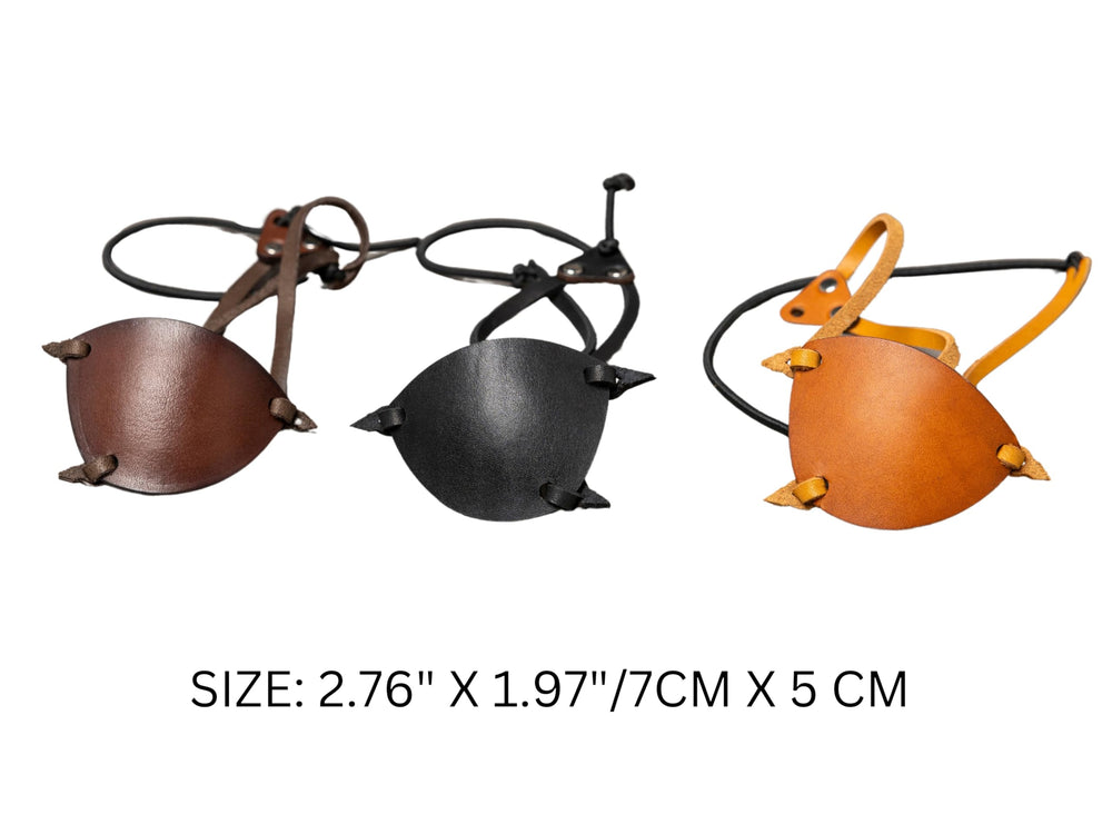 Cosplay-ready eye patch for pirate and Viking costumes