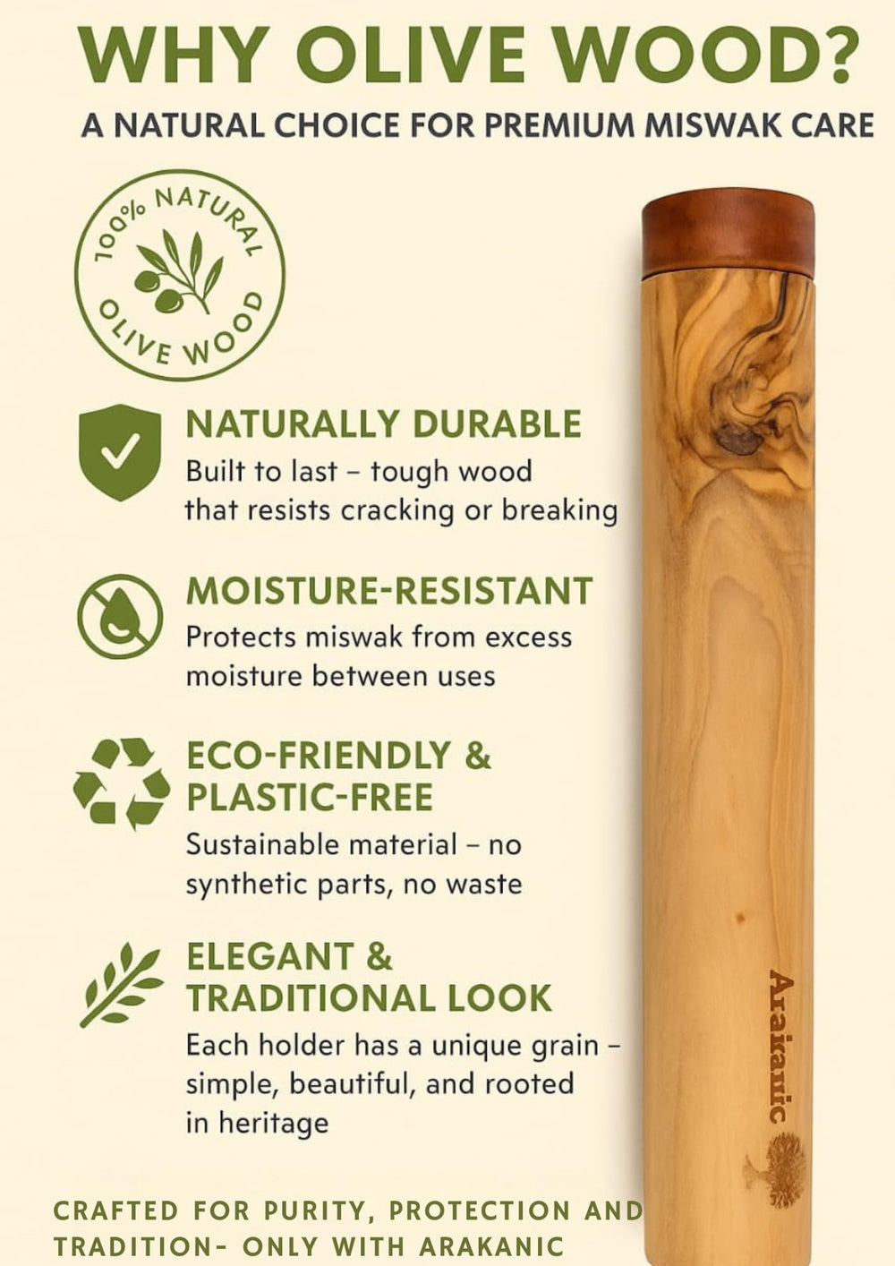 Arakanic Miswak sourced from Salvadora persica tree