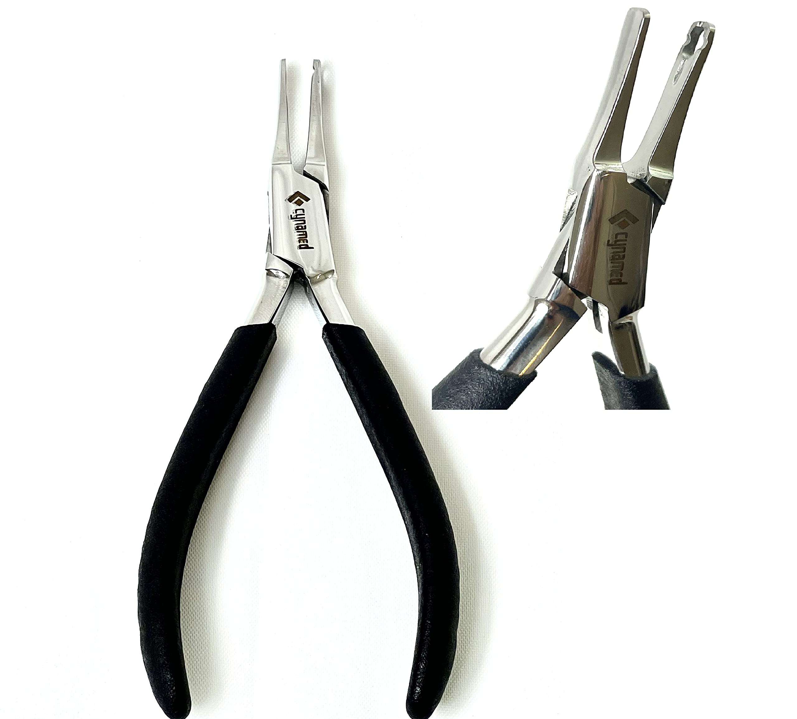 Close-up of stainless steel Nose Pad Arm Adjusting Pliers