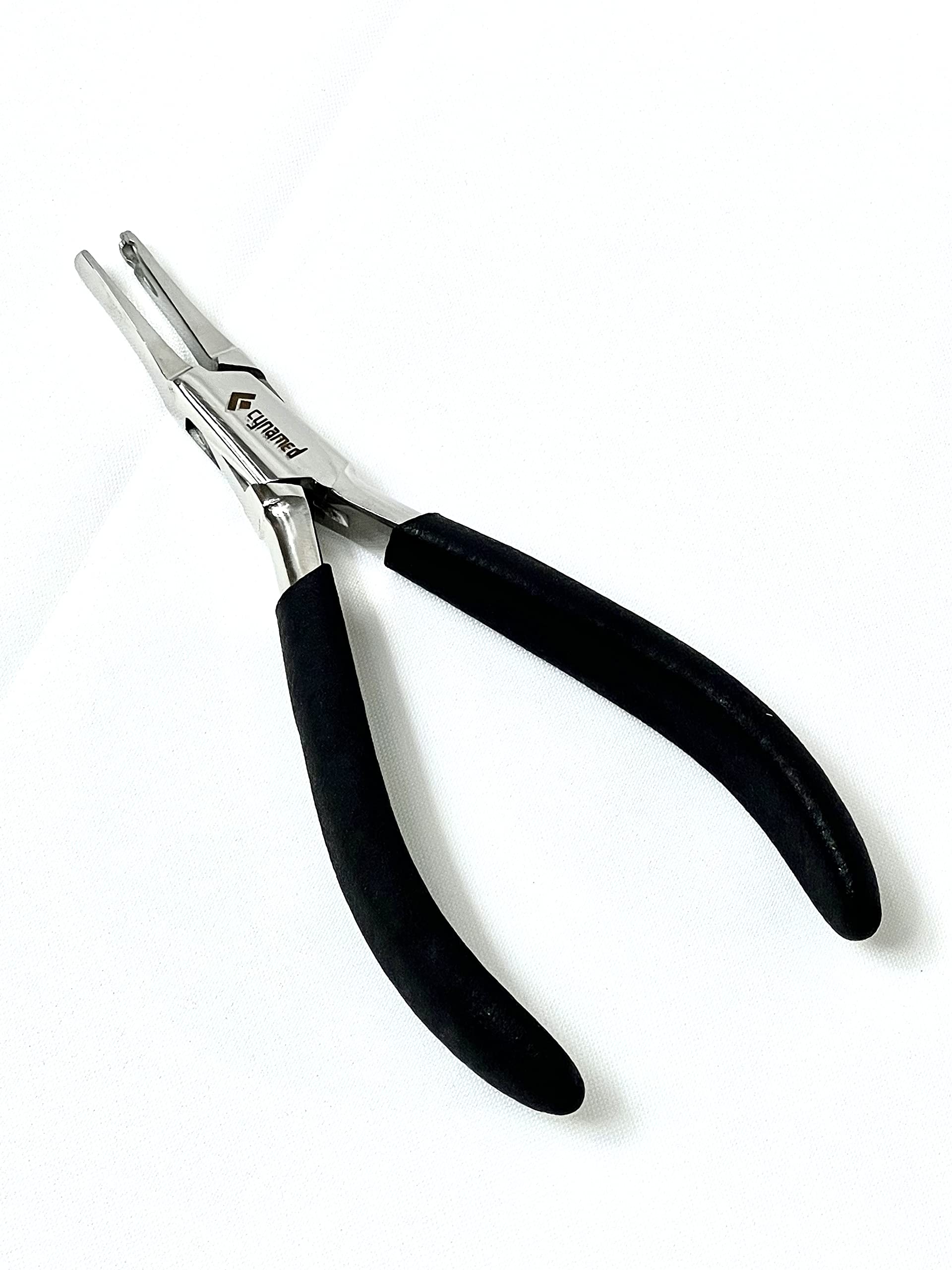 Nose pad adjustment in eyeglasses using the pliers